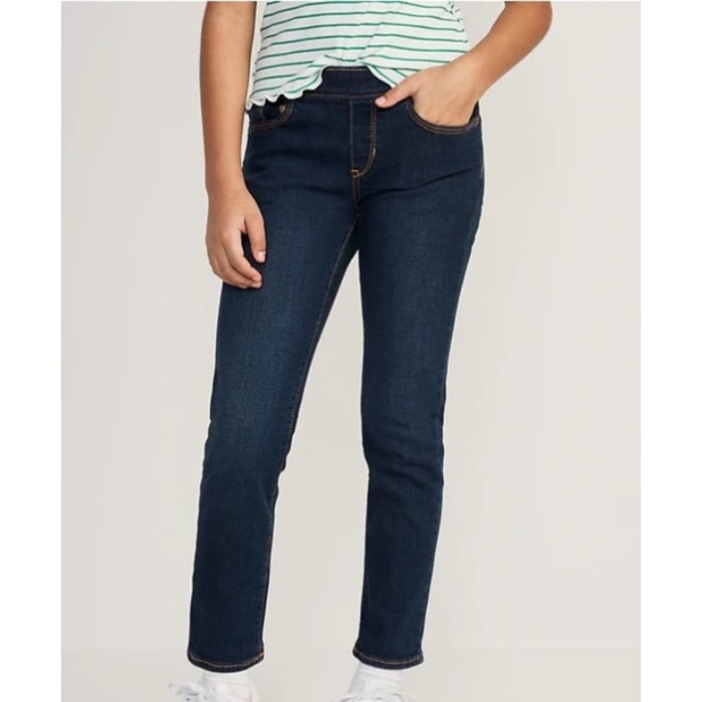 NWT Old Navy WOW skinny pull-on dark wash blue jeans - girls XL (14-16)